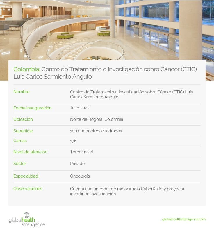 Colombia: Centro de Tratamiento e Investigación sobre Cáncer (CTIC) Luis Carlos Sarmiento Angulo